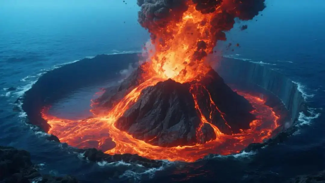 海底火山爆发威力 小岛为何突然消失