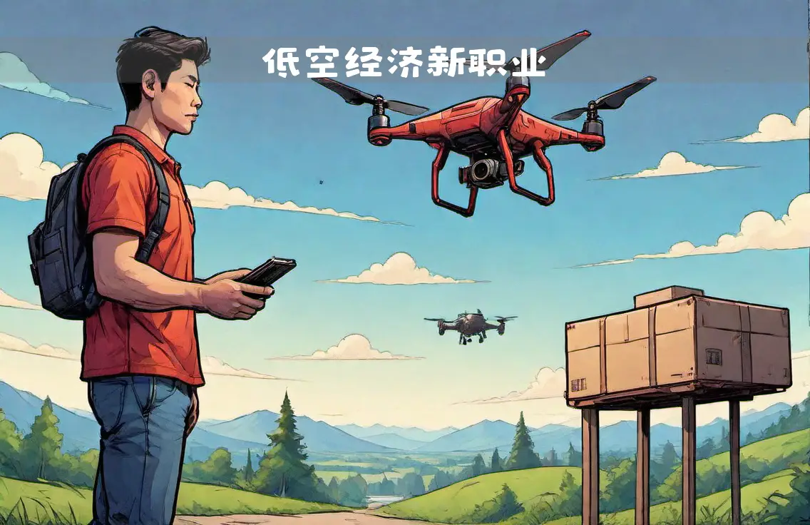 飞行在天空中的摄影师...