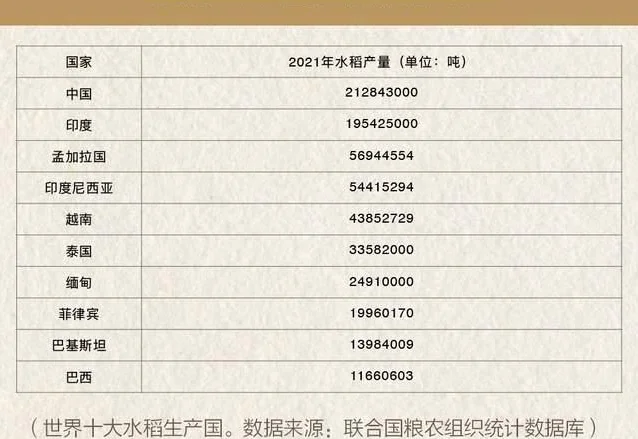 水稻亩产量