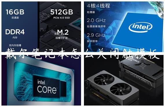 戴尔笔记本怎么关闭触摸板