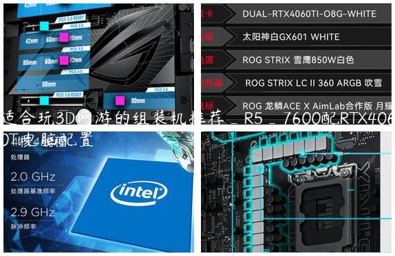 适合玩3D网游的组装机推荐_R5_7600配RTX4060Ti电脑配置